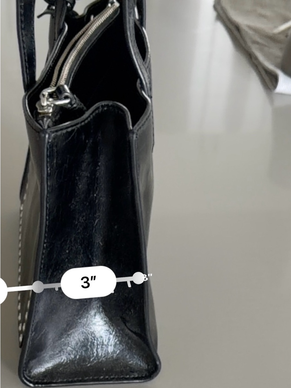 Marc Jacobs Black Patent Leather Cross Body with Eyelet Detail - Picture 5 of 5